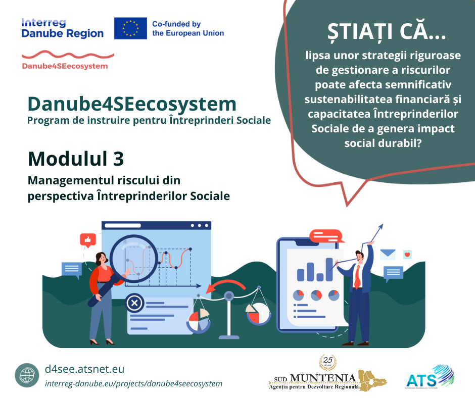 Programul de instruire Danube4SEecosystem - Modulul 3 pentru Întreprinderi Sociale