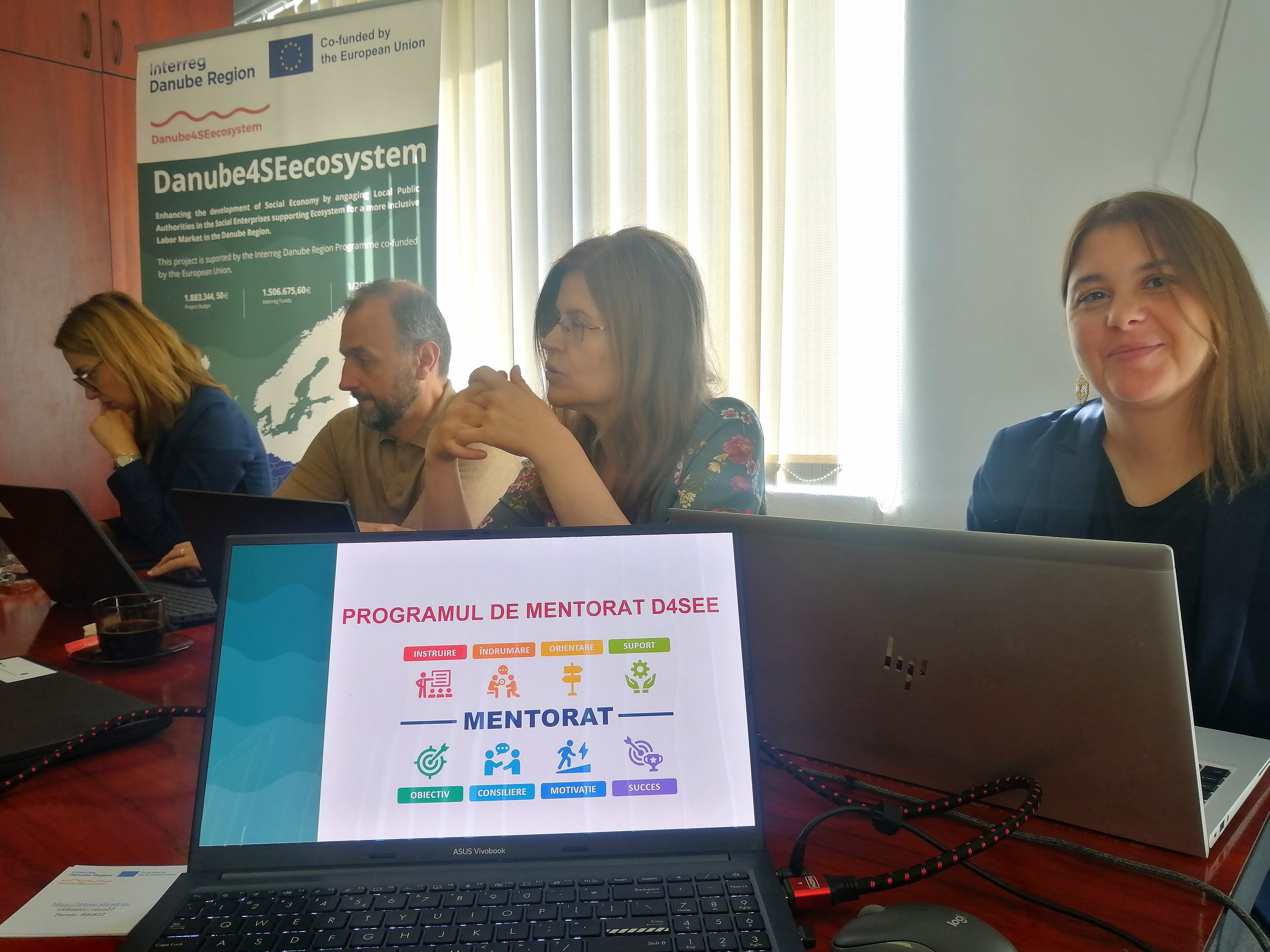 Programul de instruire D4SEE - Economia socială prinde contur în regiunea Dunării