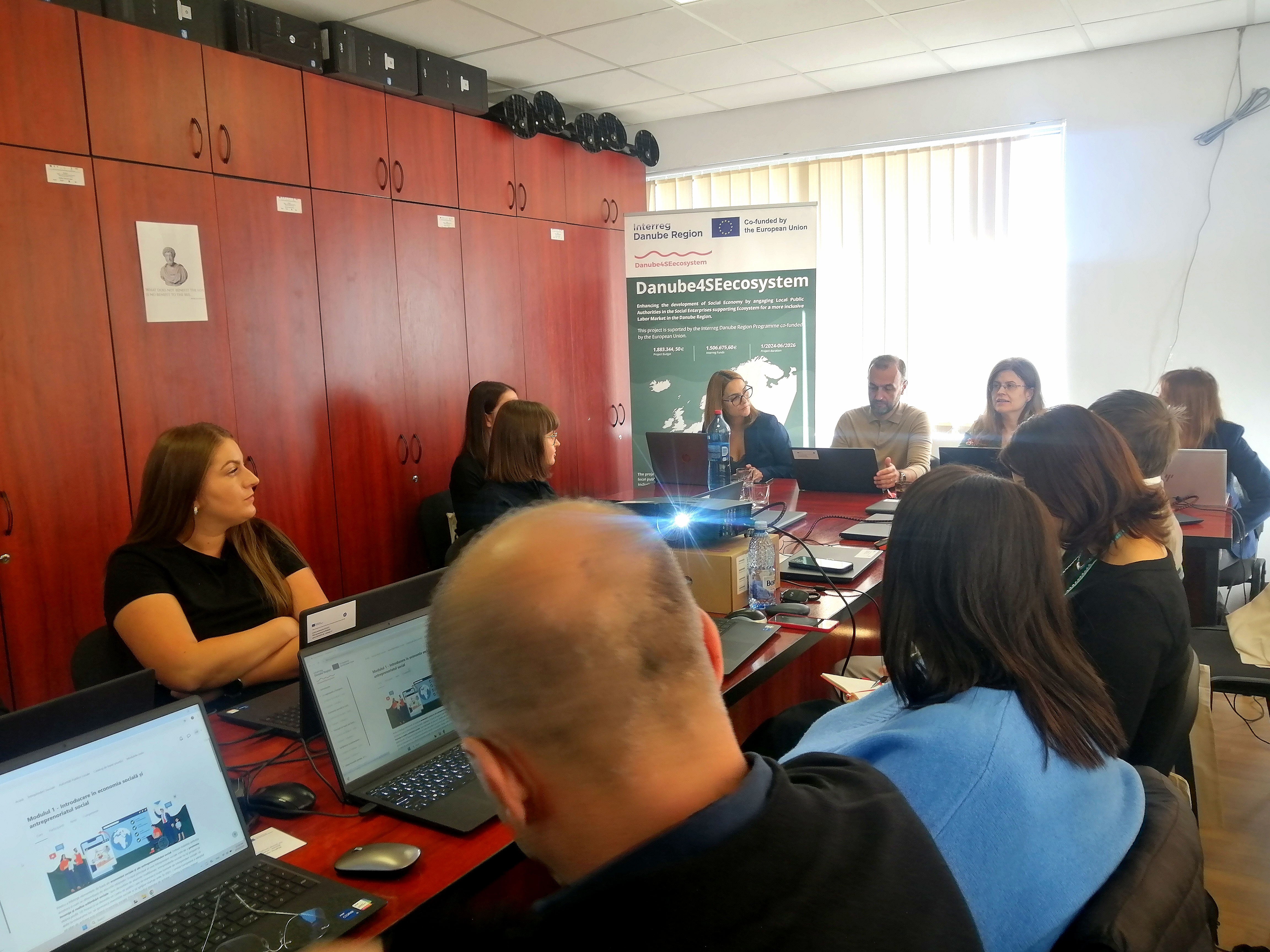 Programul de instruire D4SEE - Economia socială prinde contur în regiunea Dunării