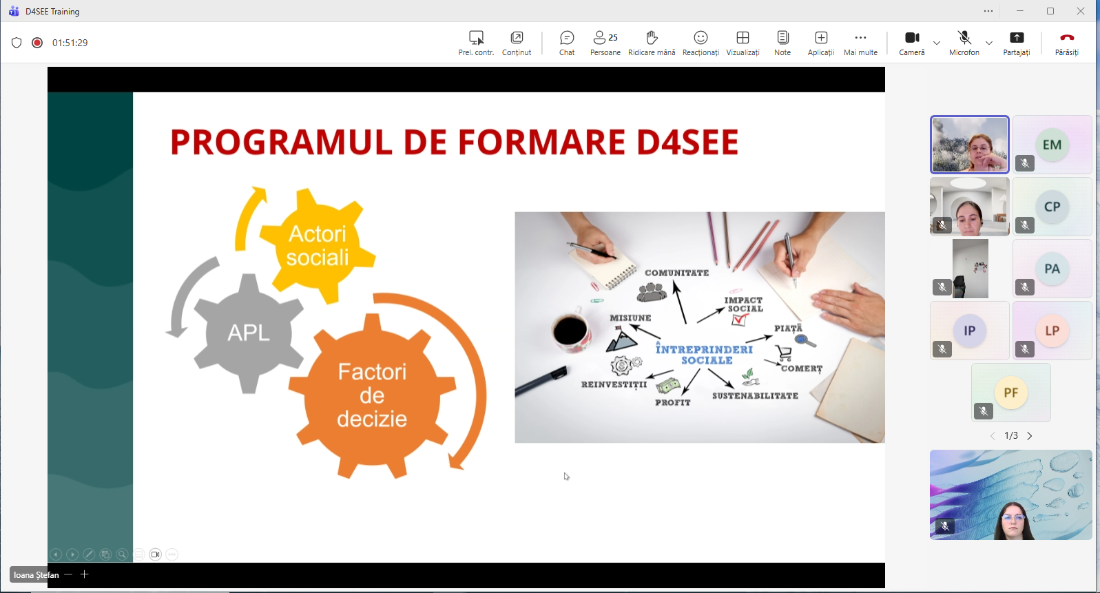 Programului de instruire D4SEE pentru Autorități Publice Locale