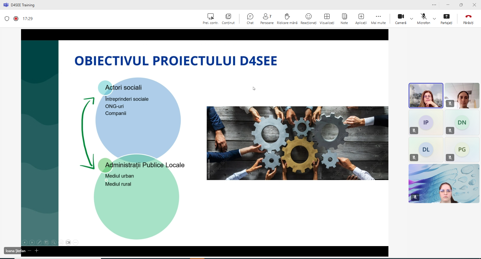 Programul de instruire D4SEE - Economia socială prinde contur în regiunea Dunării