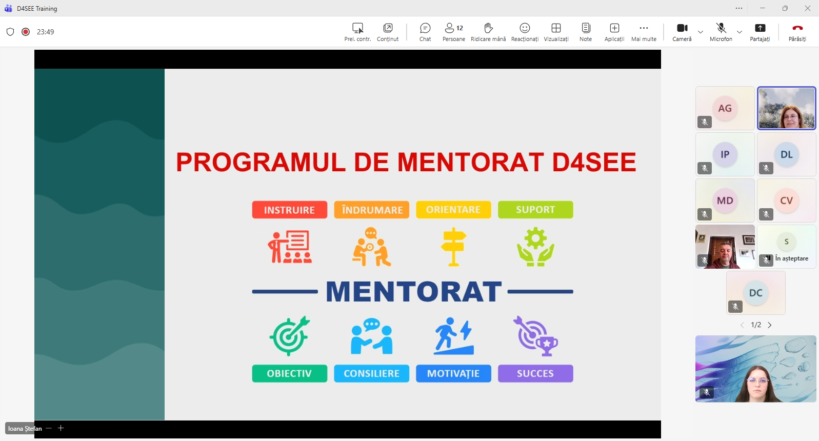 Programul de instruire D4SEE - Economia socială prinde contur în regiunea Dunării
