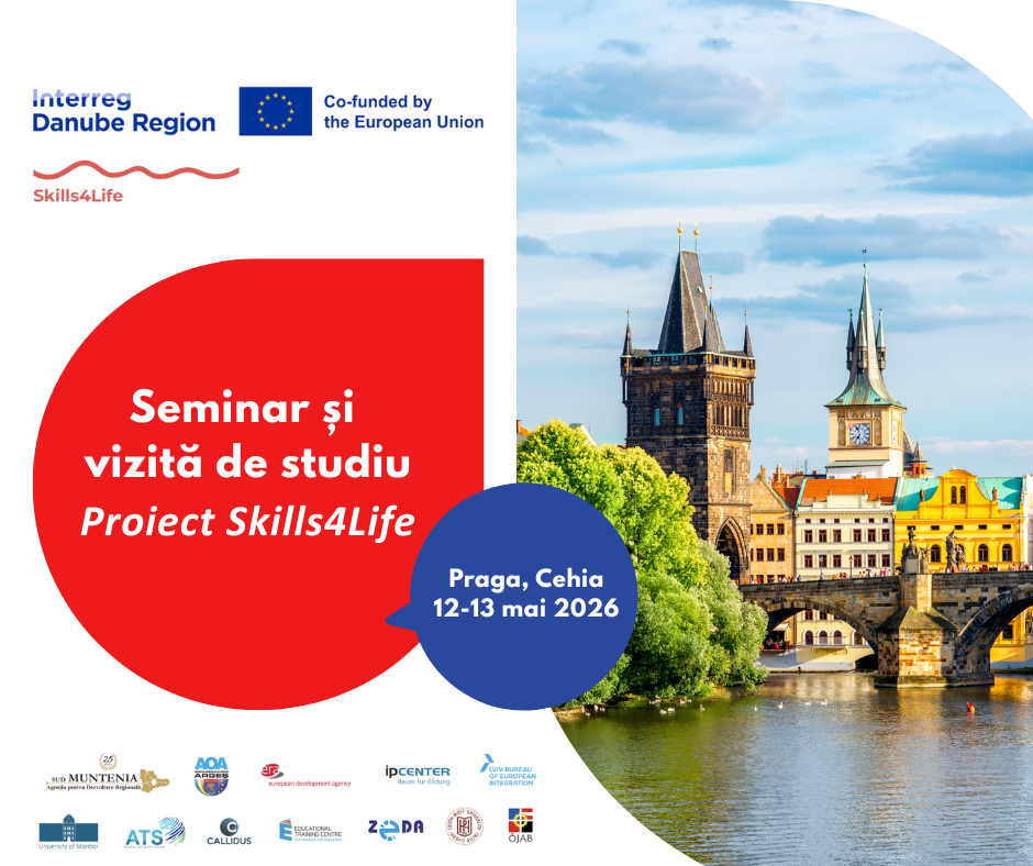 Primul seminar și vizită de studiu în cadrul proiectului Skills4Life, Praga, Cehia 